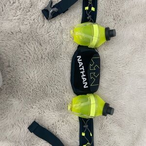 Nathan Black and Yellow Hydration water belt